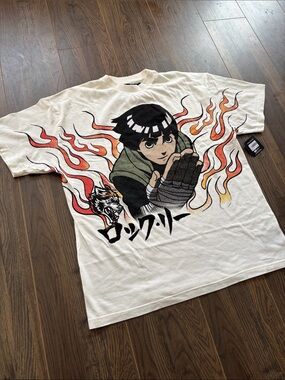 Brand New Darc Sport x Naruto “Rock Lee” White Tee